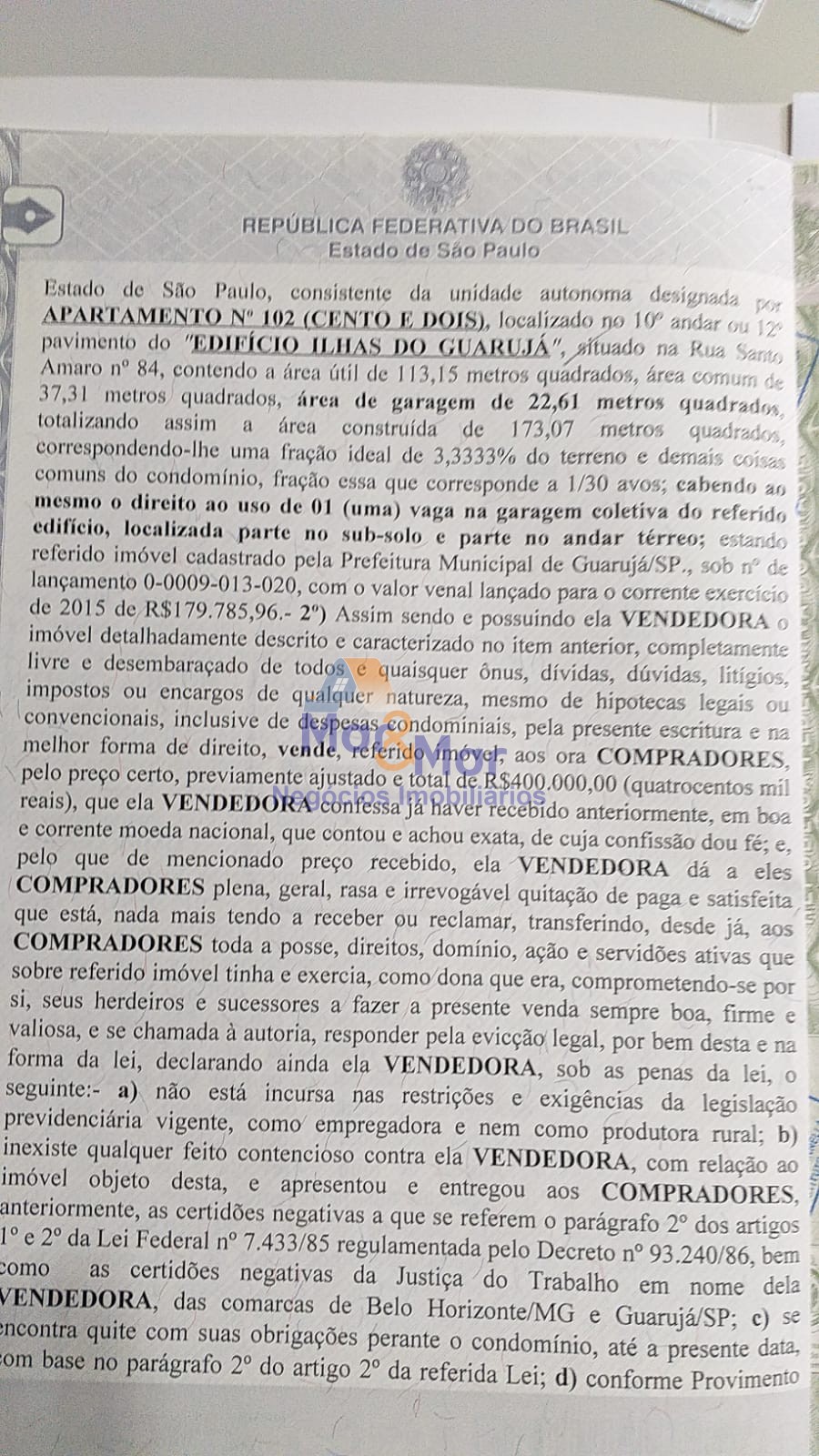 Apartamento GUARUJÁ - SP
