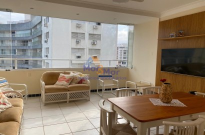 Apartamento na Praia das Pitangueiras, Guarujá - SP